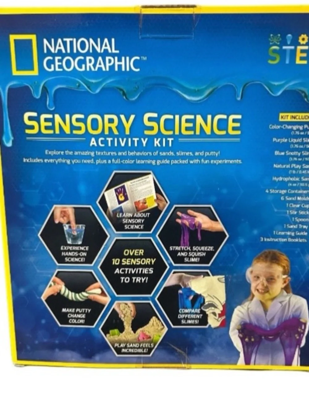 National Geographic Sensory Science Activity Kit STEM Educational Fun New In Box